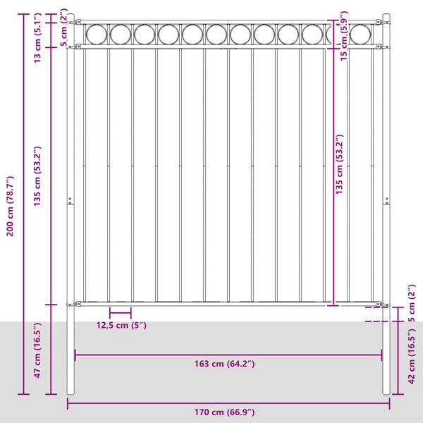 Dimensions du produit