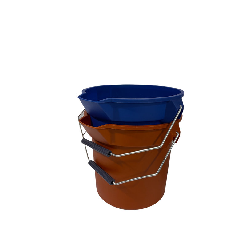 2 PACK HEAVY DUTY BUCKET made with FREE recycled sponge included