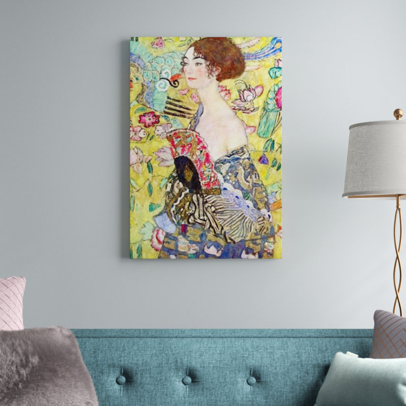 Gustav Klimt - Wrapped Canvas Painting, 90cm H x 60cm W x 1.8cm D