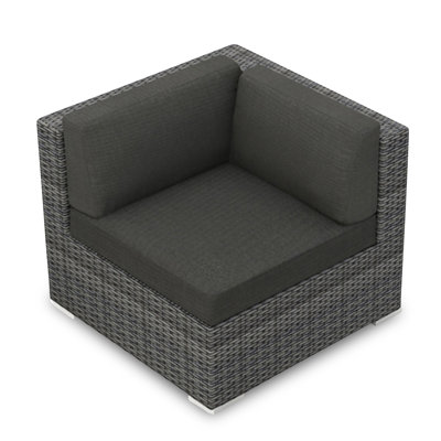 Chaise de patio avec coussin Suffern