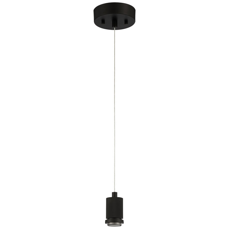 Southglenn 1 - Light LED Single Pendant, Matte Black