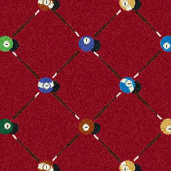 Tapis Sports Billards par Joy Carpets, Rectangle 5 pi 4 po x 7 pi 8 po