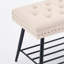 Banc de rangement touffeté rembourré-400457046
