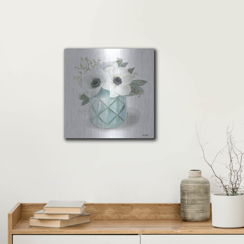 «Winter Anemones-Blue» par House Fenway, H 12 po x l 12 po