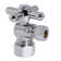 Toilet Kit with Turn Nominal Compression Stop and Wax Ring - Cross Handle