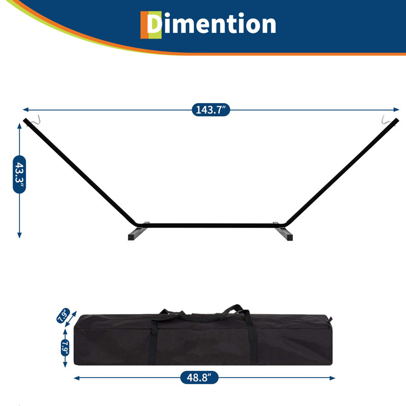 Hamac double avec support - polyester matelassé pour 2 personnes, capacité de 450 lb, barre d'écartement en bois franc, résistant aux intempéries, confortable et portable pour la terrasse, le jardin, la cour arrière, la plage - couleur gris clair