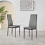 Scottsmoor High Gloss Halo Dining Table Set & 6 Luxury Faux Leather Dining Chairs - Modern Design-443875754-458033557
