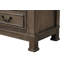 Transitional Style 1Pc Nightstand USB Port Felt Lined Top And Dovetail Drawers Bedroom Furniture