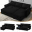 3 Seater Fabric Sofa Bed-1534841091