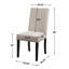 Chaise d'appoint rembourrée Haysi-33396313
