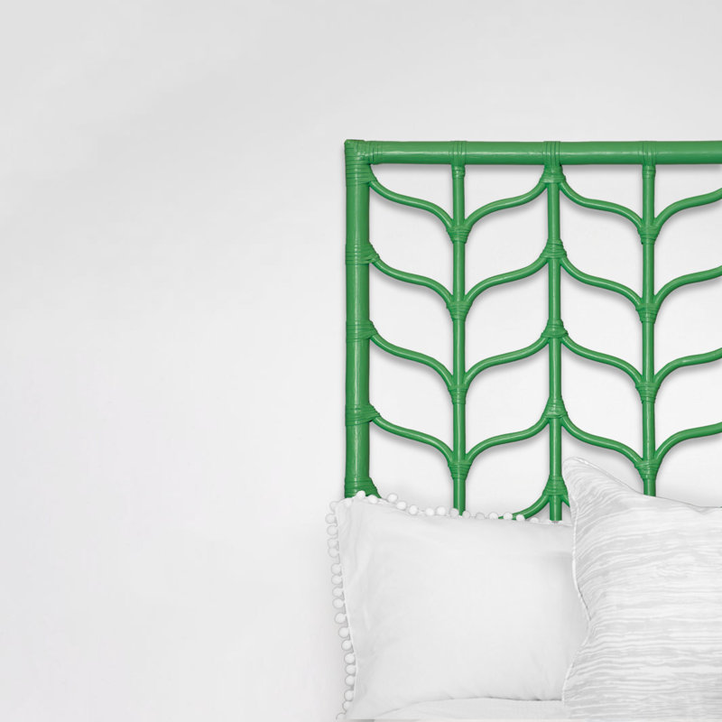 Ivy Open-Frame Headboard, Bright Green, King