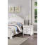 Table de chevet classique de couleur blanche 1pc