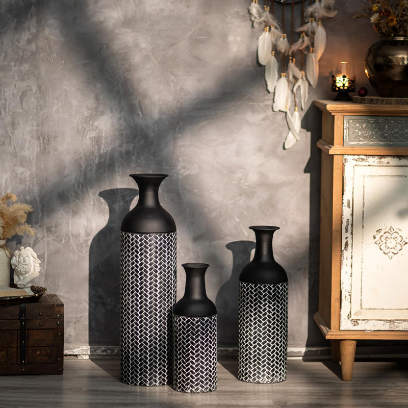 Bunton Metal Floor Vase
