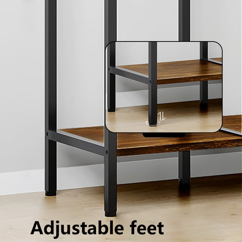 Versatile Multi-Functional Clothes Rack For Bedroom, Hallway, And More - Perfect For Hanging Clothes, Bags, And Towels