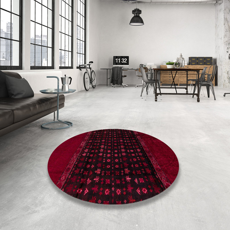 Tapis abstrait moderne 5115, Rond 8 pi
