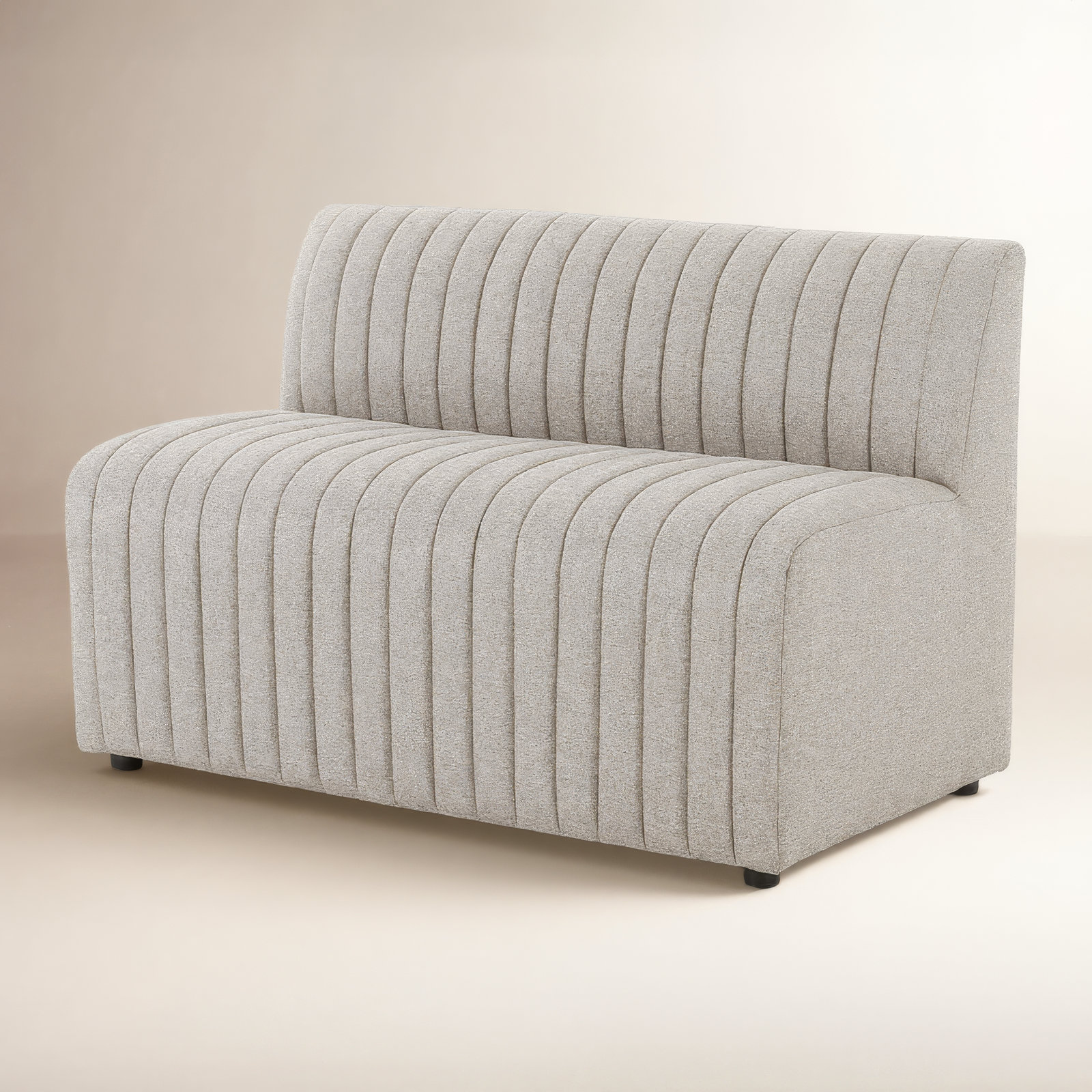 Brandt Bench, 31.5" H x 49" W x 28" D, Orly Natural Polyester