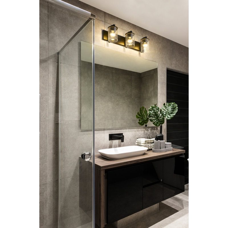 Foua 3 - Light Dimmable Vanity Light, Matte Black