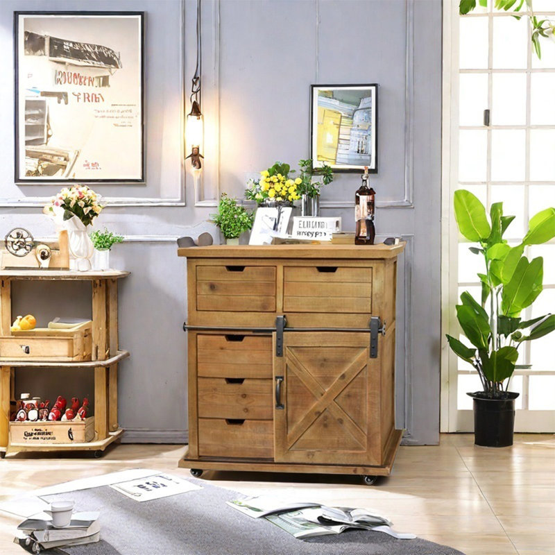 Armoire multi-tiroirs avec base roulante