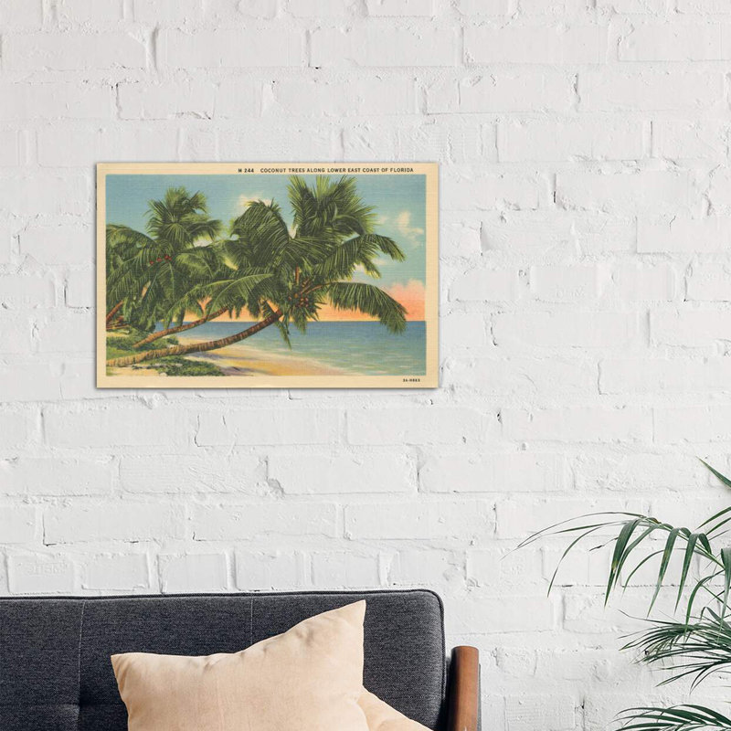 Florida Postcard III - Wrapped Canvas Print, 66.04 cm H x 45.72 cm W x 1.91 cm D
