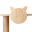 Grattoir mural pour chat, arbre à chat d'intérieur en bois avec hamac, perchoir à griffer pour chat