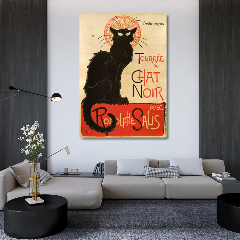 Tournee du Chat Noir, H 48 po x l 34 po