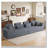 L shape Modular Sectional Sofa-1870383624