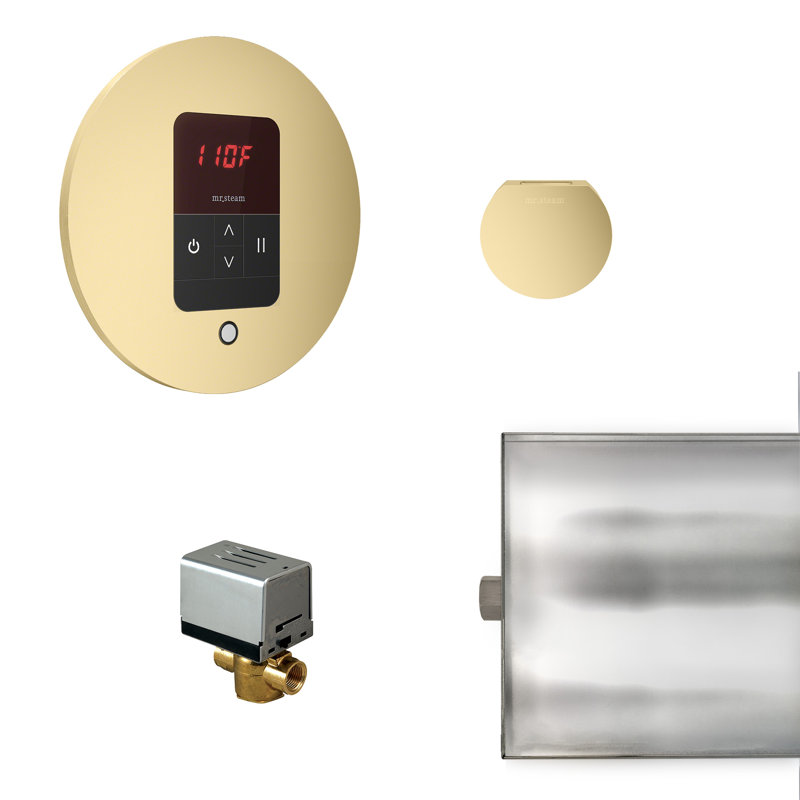 Steam Generator Control, Satin Brass