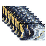 Placemats Dining Table Mat Table Decor Washable Non Slip Agate Rectangle 12 X 18