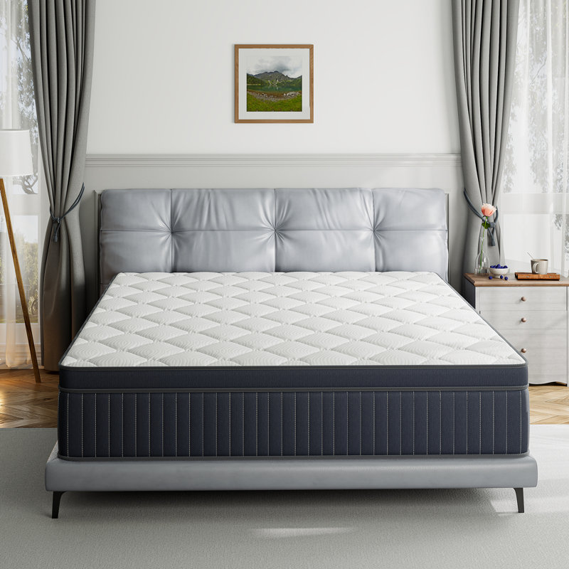 8''/10''/12''/14'' Anti Static Plush Cooling Gel Memory Foam Hybrid Mattress, CertiPUR-US, OEKO-TEX, SGS Certified, Full, 10"
