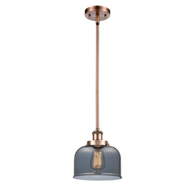Ballston Urban Bell - 1 Light 8" Stem Hung Mini Pendant