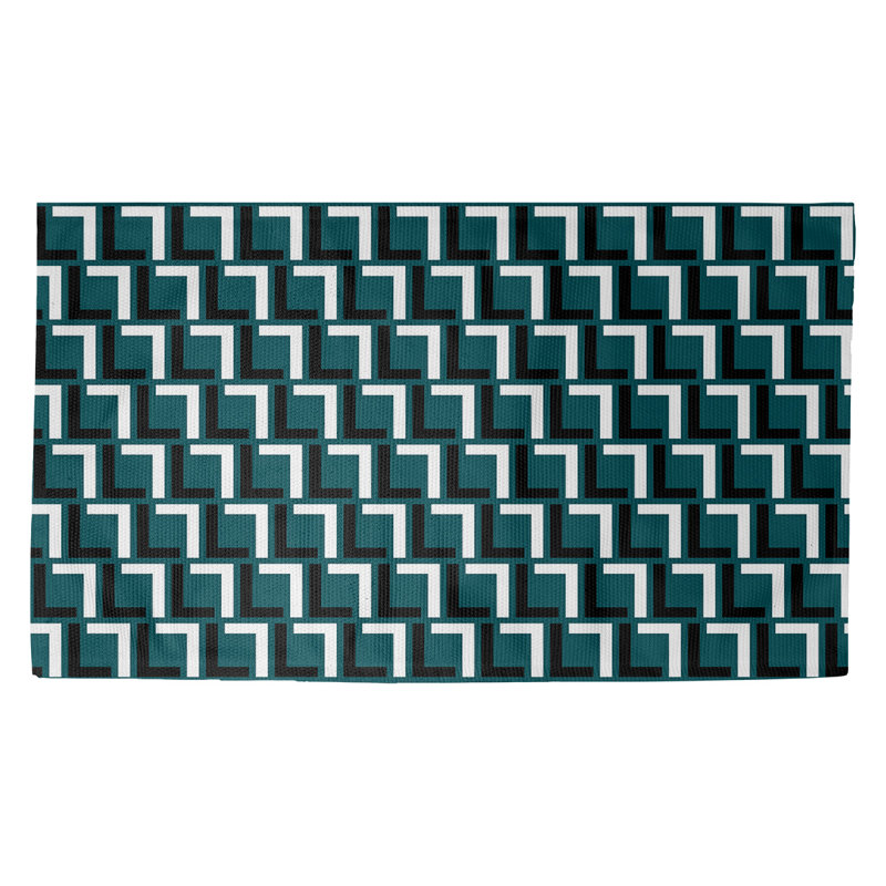Geometric Indoor Rug, Rectangle 2' x 3'