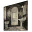 Toilette monochrome moderne Jahliah I sur bois-226406813