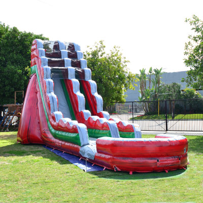 JumpOrange Midnight 19 ft Inflatable Water Slide (with Blower)