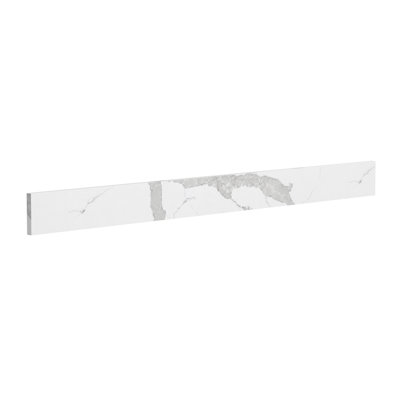 48 inch Calacatta Classic Quartz Vanity Backsplash