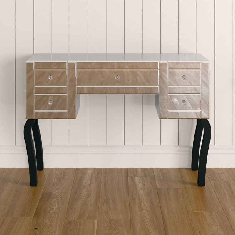 Mikel Dressing Table, Clear