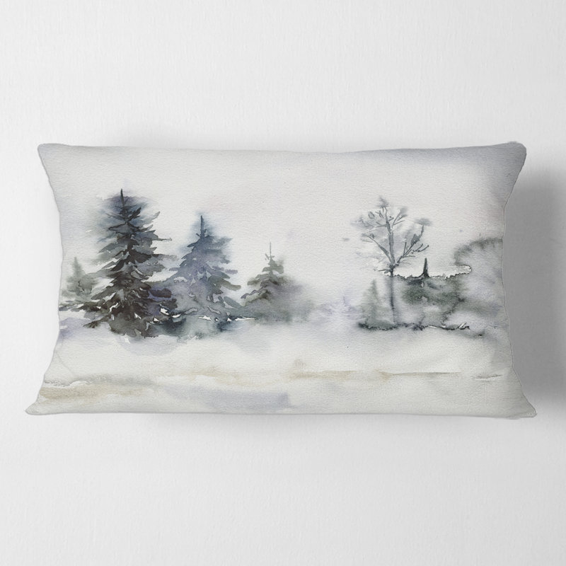 Housse et insert de coussin rectangulaire minimaliste