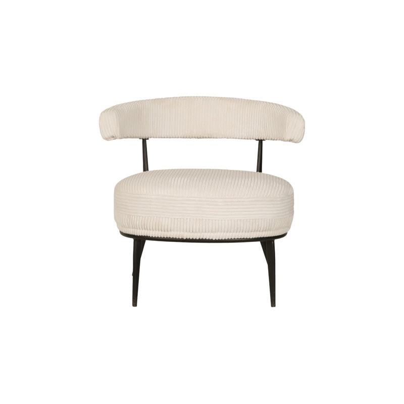 Chaise d'appoint Ariana, crème
