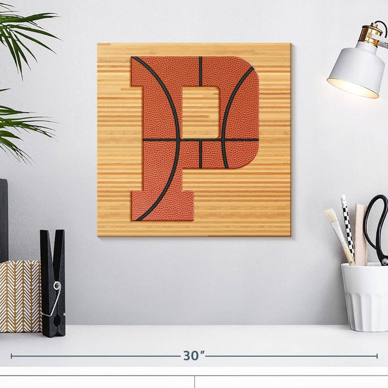 Alphabet Tergel Basketball P, H 16 po x l 16 po