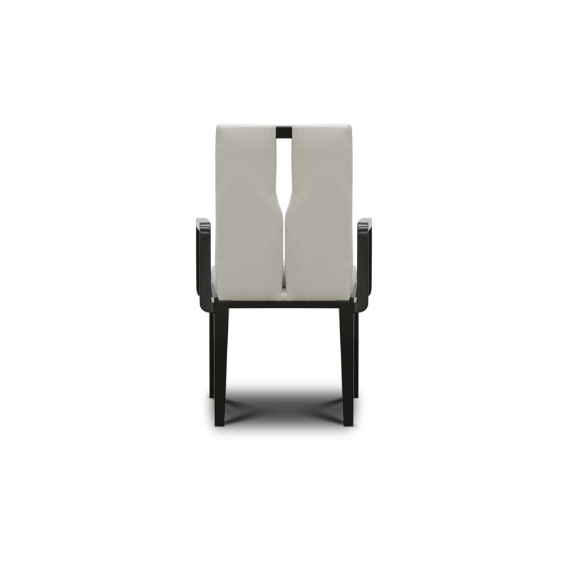 Flute Leather Arm Chair
