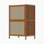43cm W Solid Wood Bedside Table