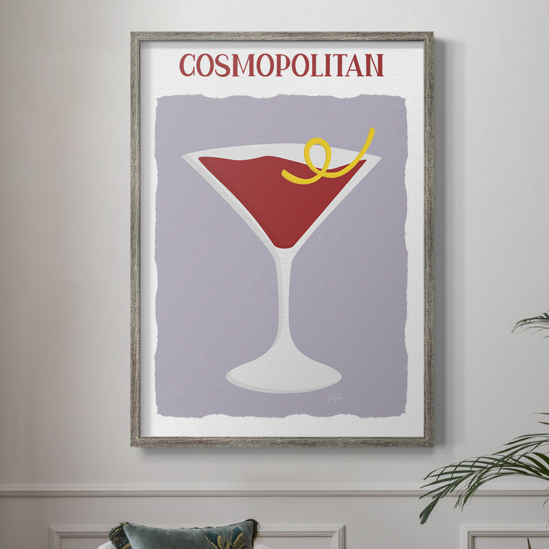 Cosmo Framed Print - Solid Wood, 30" H x 24" W