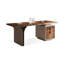 Bureau rectangulaire en bois manufacturé brun noisette-1453675627-1453675624