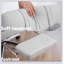 Chaise de bureau pivotante et ergonomique, chaise de bureau en cuir à haut dossier-336622573