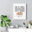 Saved Through Faith Ephesians 2:8-10 - Wrapped Canvas Print-102412691