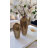 Embossed Luxury Ceramic Flower Vases Elegant Home Decor Ornament-1569859477