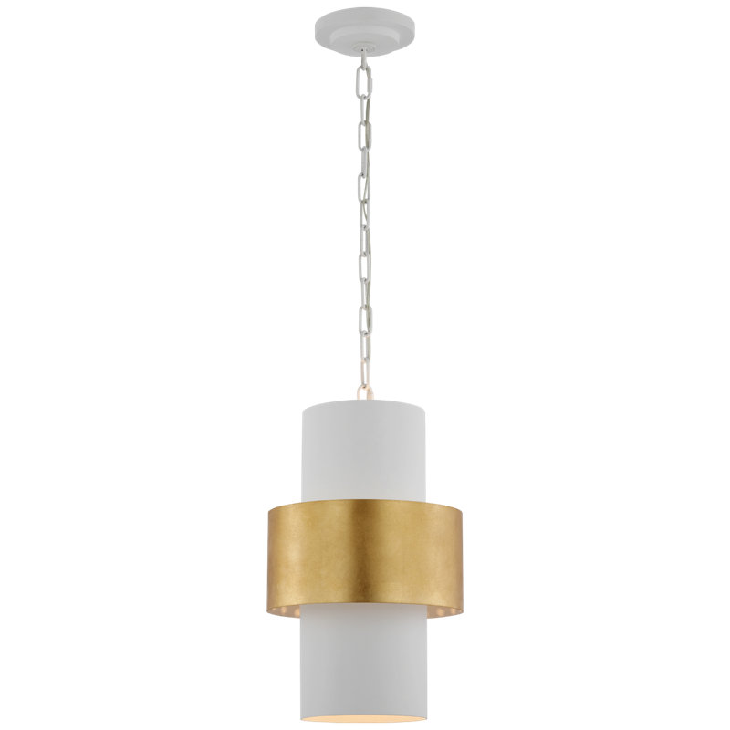 Chalmette 1 - Light Pendant, Plaster White, Plaster White/Gild