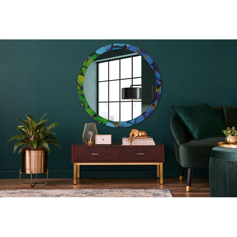 Huldar Glass Flat Wall Mirror