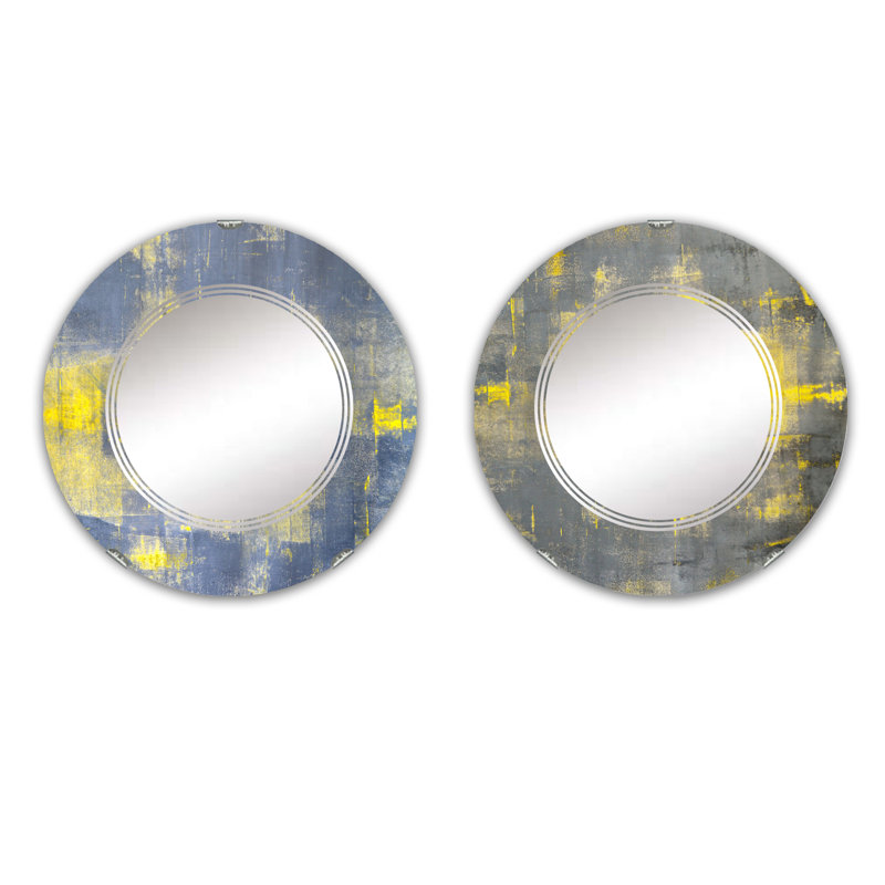 Ensemble de 2 miroirs sans cadre