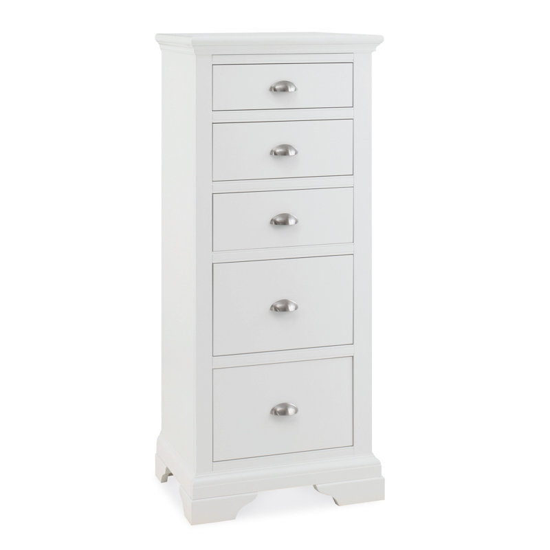 Ziggy 57cm W 5 - Drawer Chest of Drawers, White