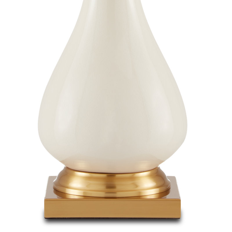 Lampe de table 31 po Lynton, Crème